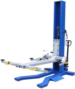 ideal 6000 lb capacity mobile single column lift