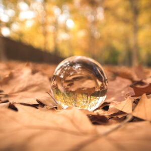 Rollei Lensball 110mm I Glass Ball I Crystal Ball I Photo Ball with Storage Bag & Microfibre Cleaning Cloth for Glass Ball Photography