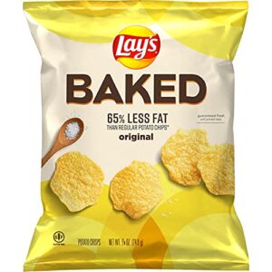 baked, lay's original potato crisps, 0.875 ounce (pack of 40)