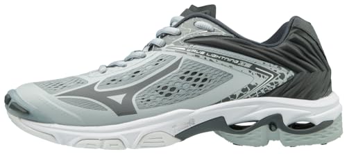 Mizuno Women's Wave Lightning Z5 Volleyball Shoe, grey, 10 B US