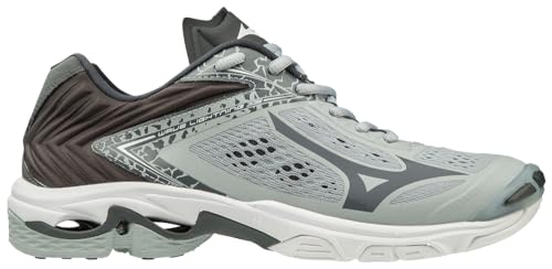 Mizuno Women's Wave Lightning Z5 Volleyball Shoe, grey, 10 B US