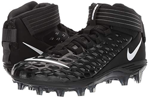 Nike Men's Force Savage Pro 2 Football Cleat Black/White/Anthracite Size 10.5 M US