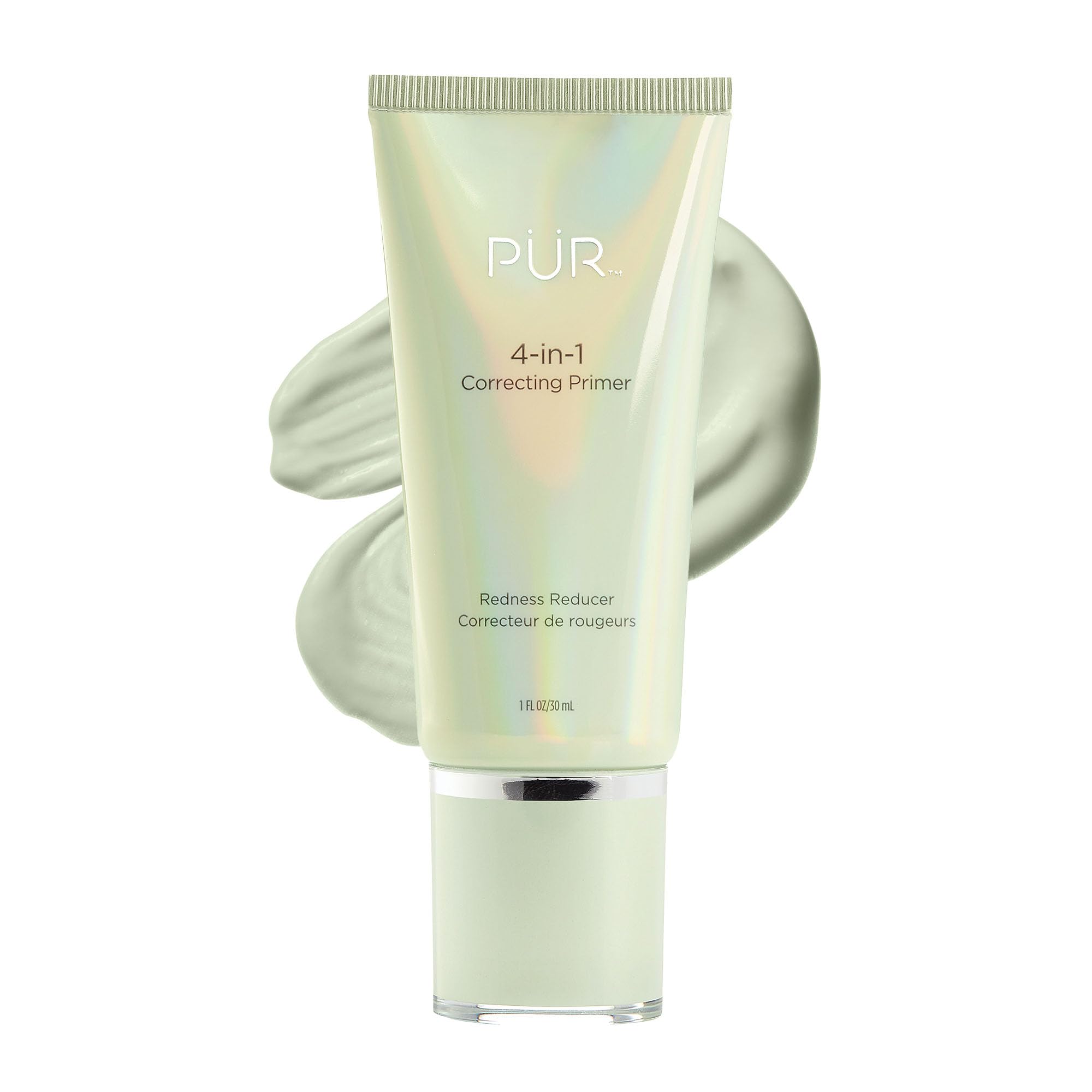 PÜR MINERALS 4-in-1 Correcting Primer, Pore Reducer, Makeup Primer, Redness Reducer, Cruelty-Free, Lightweight Formula, Vegan Friendly - Redness Reducer