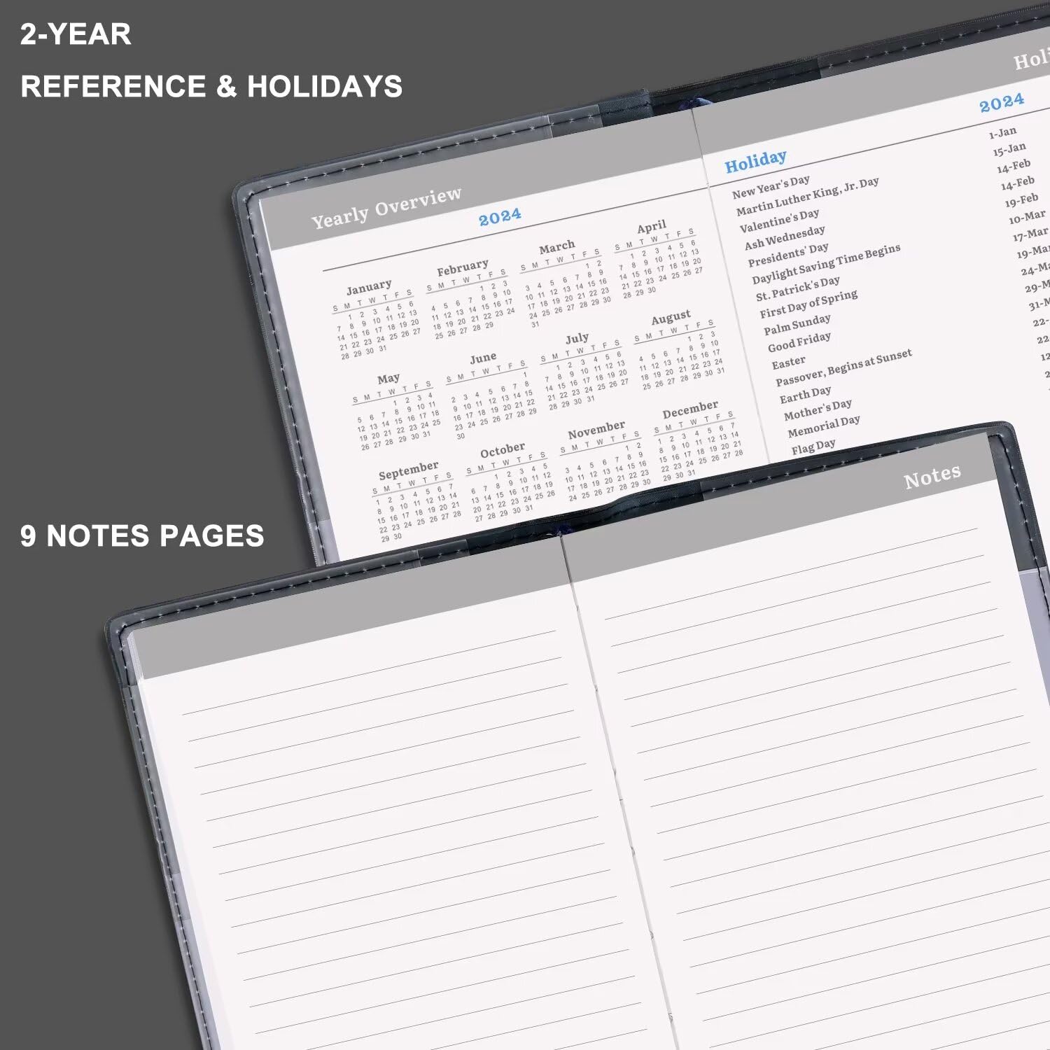 2024-2025 Pocket Planner - Pocket Calendar 2024-2025, Jul. 2024 - Jun. 2025, Weekly Monthly Planner 2024-2025, Small Planner and Schedule Organizer with Pocket