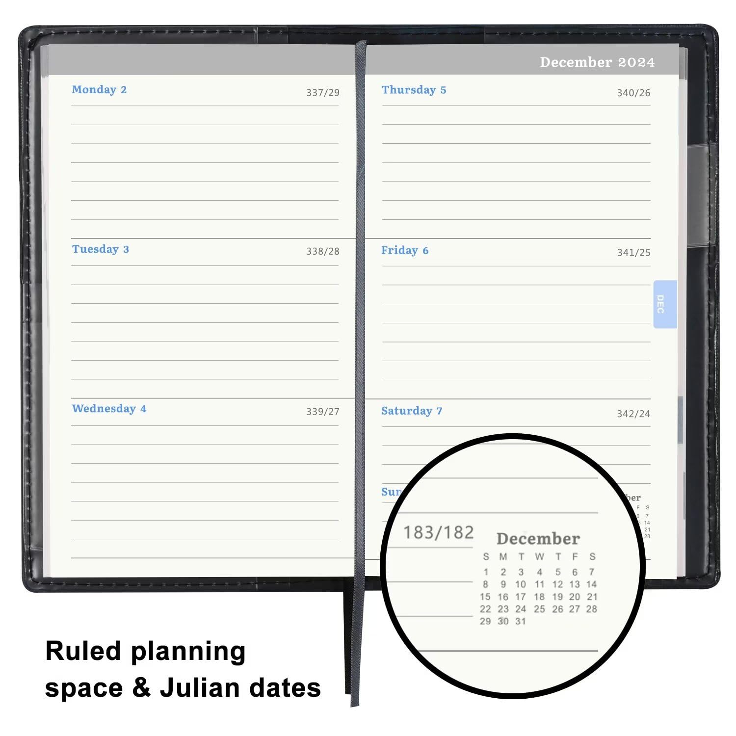 2024-2025 Pocket Planner - Pocket Calendar 2024-2025, Jul. 2024 - Jun. 2025, Weekly Monthly Planner 2024-2025, Small Planner and Schedule Organizer with Pocket