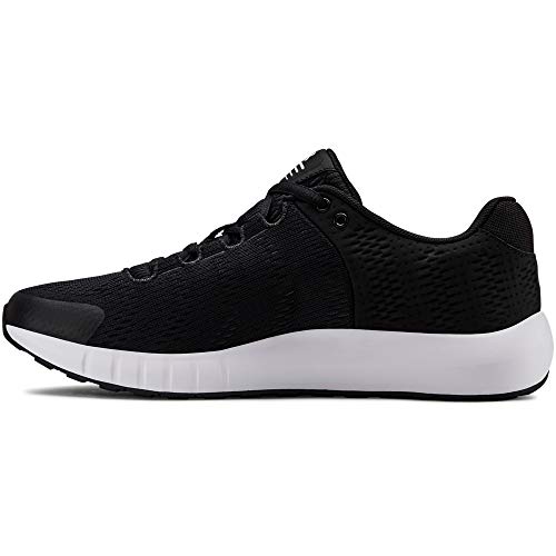 Under Armour Women's Micro G Pursuit BP Athletic Shoe, black//white, 7 M US