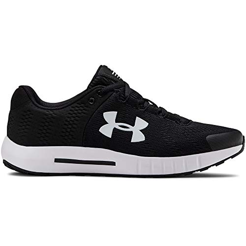 Under Armour Women's Micro G Pursuit BP Athletic Shoe, black//white, 7 M US