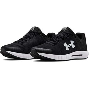 Under Armour Women's Micro G Pursuit BP Athletic Shoe, black//white, 7 M US