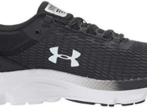 Under Armour Women's Charged Intake 3 Athletic Shoe, black//white, 11 M US