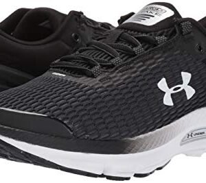 Under Armour Women's Charged Intake 3 Athletic Shoe, black//white, 11 M US