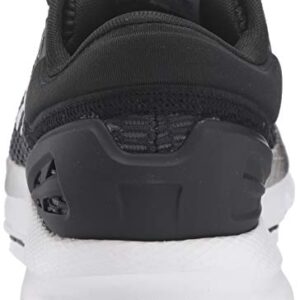 Under Armour Women's Charged Intake 3 Athletic Shoe, black//white, 11 M US