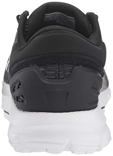 Under Armour Women's Charged Intake 3 Athletic Shoe, black//white, 11 M US