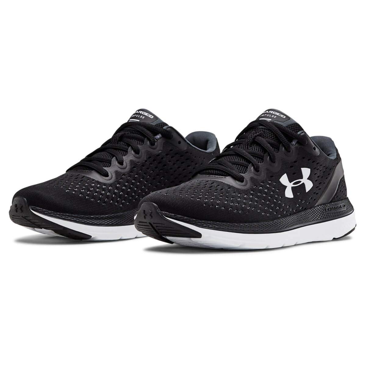 Under Armour Women's UA Charged Impulse Running Shoes 6.5 Black
