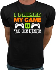 market trendz funny video game shirt for gamers t shirt video game shirts for men black small