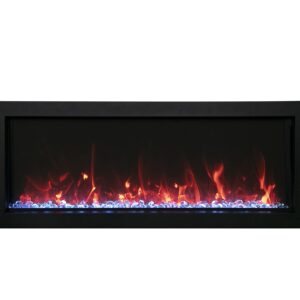 Amantii BI-30 Extraslim Indoor or Outdoor Electric Fireplace