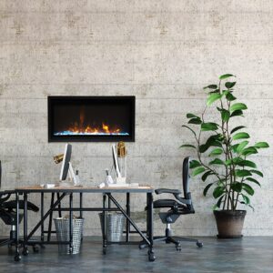 Amantii BI-30 Extraslim Indoor or Outdoor Electric Fireplace