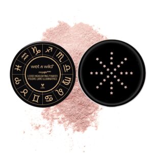 wet n wild megaglo loose highlighting powder zodiac collection ~ written in the stars