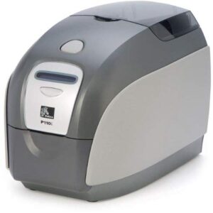 zebra p110i p110i-0000a-id0 color id badge card printer system + supply (renewed)