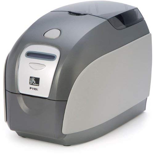 Zebra P110i P110i-0000A-ID0 Color ID Badge Card Printer System + Supply (Renewed)