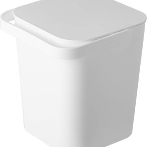 YAMAZAKI home Tower Storage Bin White