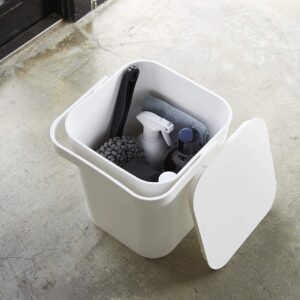 YAMAZAKI home Tower Storage Bin White