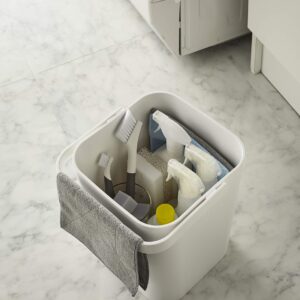 YAMAZAKI home Tower Storage Bin White