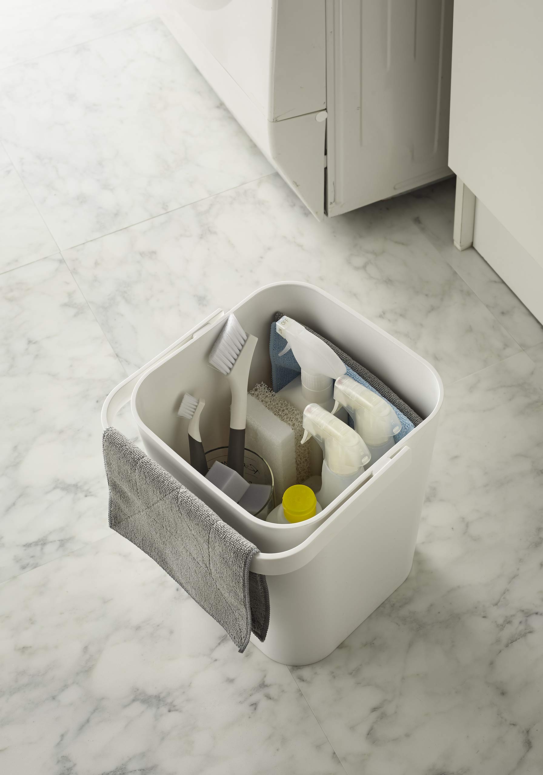 YAMAZAKI home Tower Storage Bin White