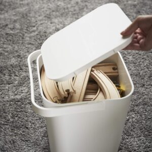 YAMAZAKI home Tower Storage Bin White