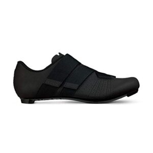 fizik mens tempo powerstrap cycling shoe, black/black, 10.5 - 11 us