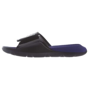 nike men's jordan hydro 7 slide sandals, aa2517 (9 d(m) us, black/white/dark concord)