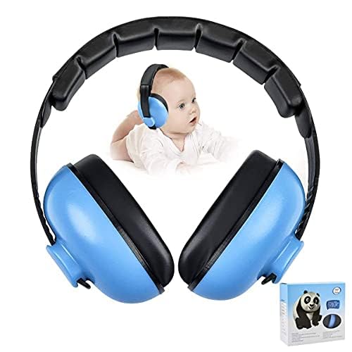 Noise Cancelling Headphones for Kids, Babies Ear Protection Earmuffs Noise Reduction for 0-3 Years Babies, Toddlers, Infant (Blue)