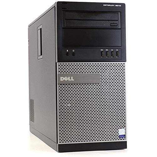 Dell Optiplex 9020 Tower Premium Business Desktop Computer (Intel Quad-Core i5-4670, 16GB RAM, 128GB SSD + 2TB HDD, DVD, WiFi, Windows 10 Professional) (Renewed) (9020 I5 2TB HDD HDMI)