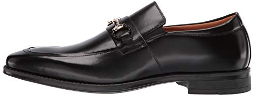 Stacy Adams Men's Pierce Moe-Toe Slip-on Penny Loafer, Black, 9 M US