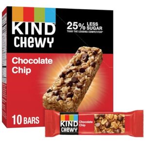 kind kids granola chewy bar, chocolate chip, 10 count