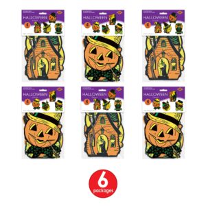 Beistle Halloween Cutouts 24 Piece, 8.5"-9.25", Multicolored