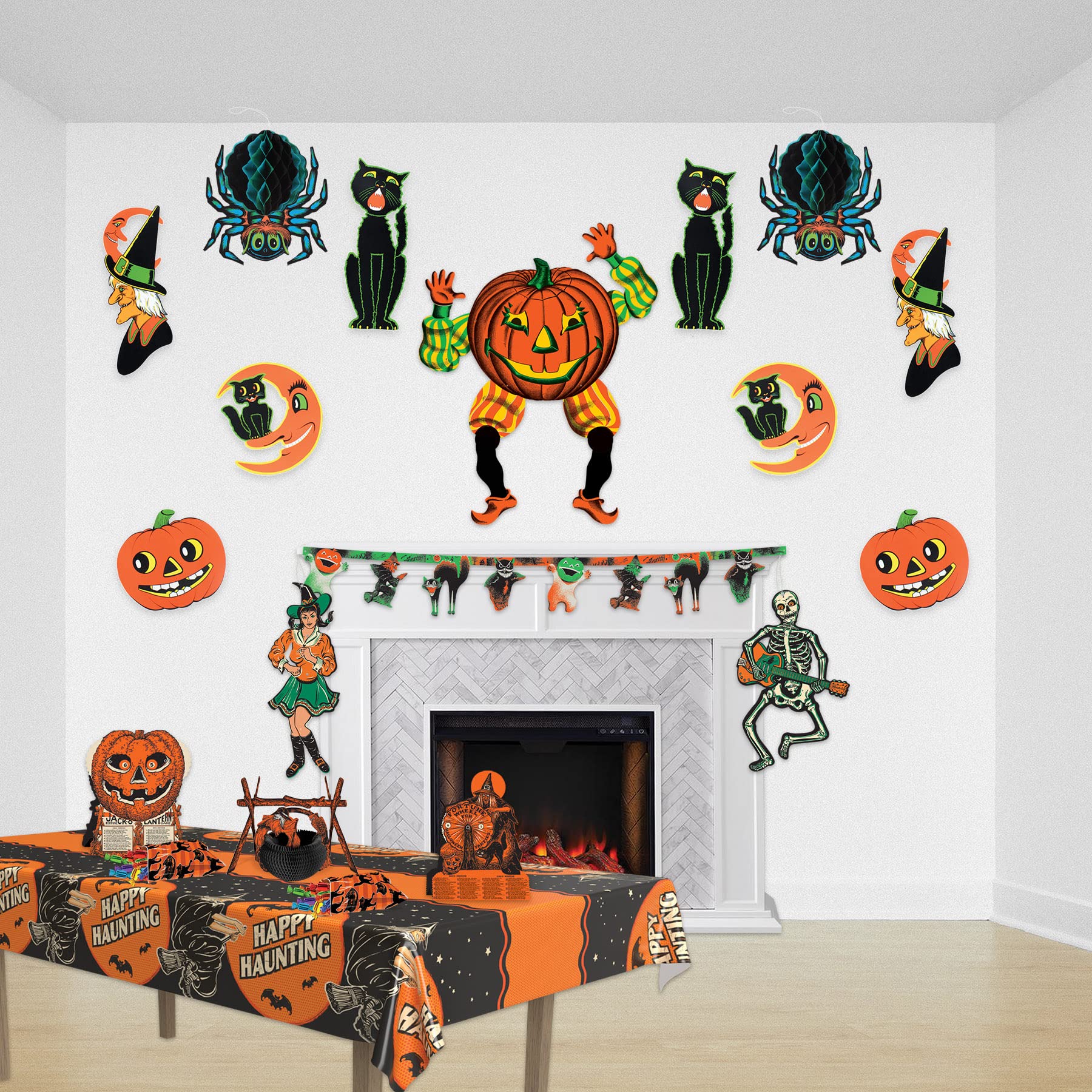 Beistle Halloween Cutouts 24 Piece, 8.5"-9.25", Multicolored