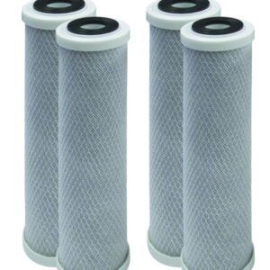 CFS – Carbon Block Water Filter Cartridges Compatible with GE GXWH04F, GXWH20F, GXWH20S & GXRM10 Models – Remove Bad Taste & Odor – Whole House Replacement Water Filter Cartridge- White (Pack Of 4)