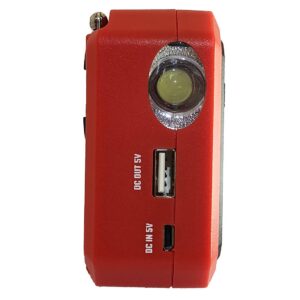 CRAFTSMAN Emergency Weather Alert Radio with Battery Backup, Phone Charger, Integrated Hand Crank/Solar Charging & LED Flashlight CMXZRAZW822