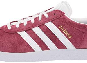 adidas Originals mens Gazelle Shoes Collegiate Burgundy/White/Gold Metallic 11