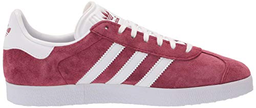 adidas Originals mens Gazelle Shoes Collegiate Burgundy/White/Gold Metallic 11