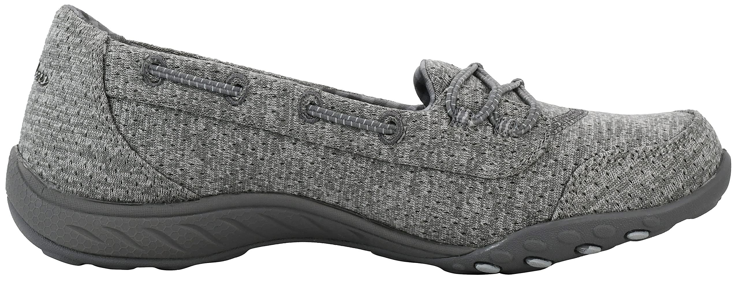 Skechers Women's Breathe Easy-Good Influence Sneaker, Grey, 8 M US