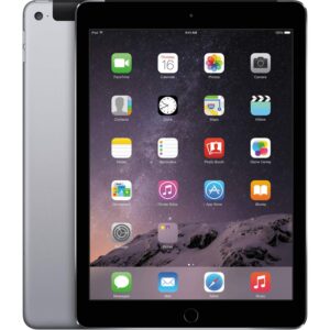 apple ipad air 2 64gb, wi-fi and cellular (unlocked), 9.7inch space gray (renewed)