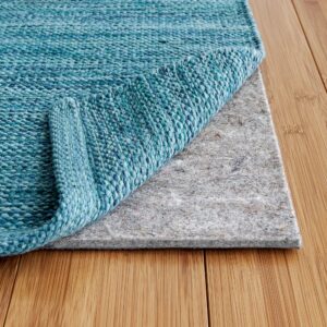 RUGPADUSA - Basics - 5'x8' - 1/4" Thick - Felt + Rubber - Non-Slip Rug Pad - Cushioning Felt for Added Comfort - Safe for All Floors and Finishes
