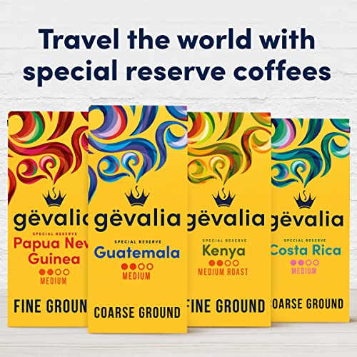 Gevalia Special Reserve Guatemala Single Origin Medium Roast Coarse Ground Coffee (10 oz Bag)