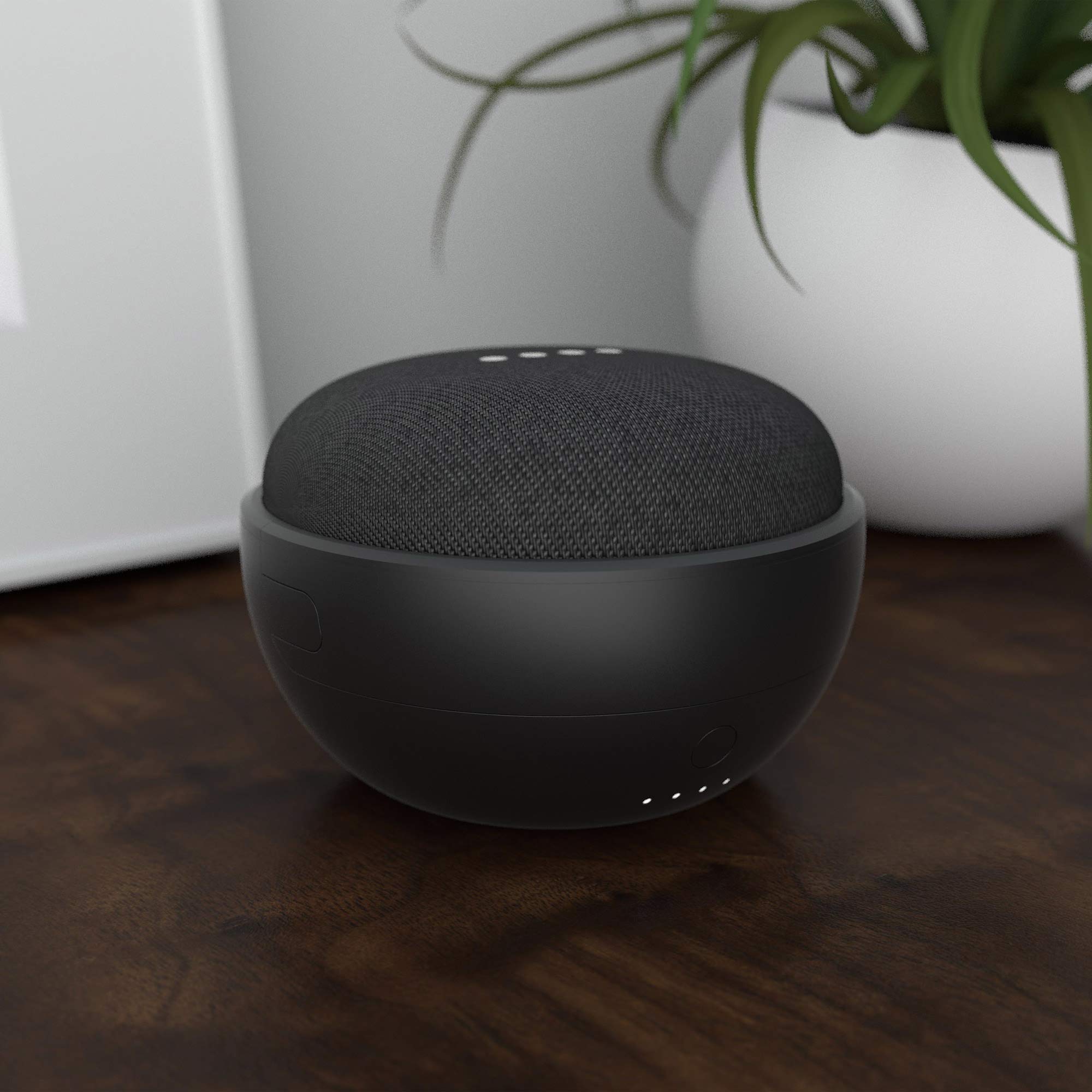 JOT Portable Battery Base for Google Home Mini (Carbon)