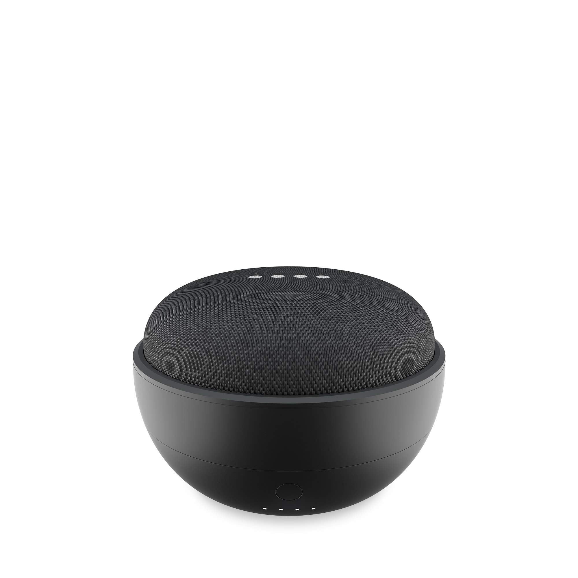 JOT Portable Battery Base for Google Home Mini (Carbon)