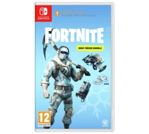 fortnite: deep freeze bundle (nintendo switch) (no physical game or cartridge included in box)(only includes download code in box)