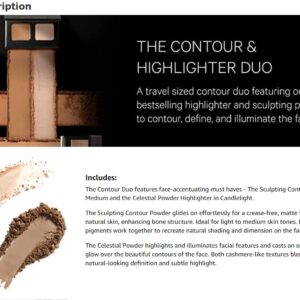 Kevyn Aucoin The Contour Duo On The Go -Sculpting Powder Medium / Highlight Candlelight