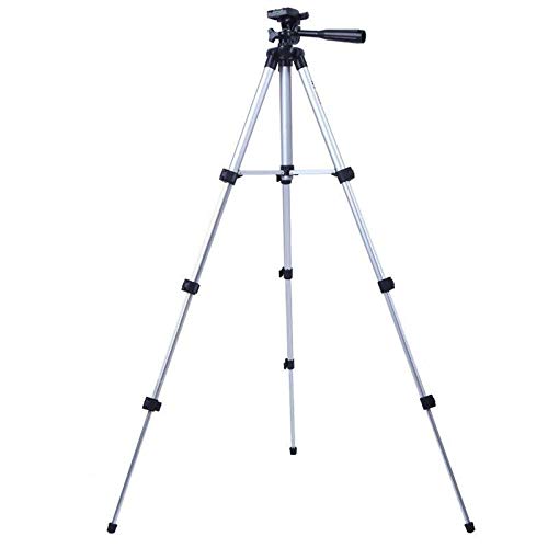 Vidpro TT-50L 50 Inch Lightweight Aluminum Tripod with 3 Way Pan & Tilt Head