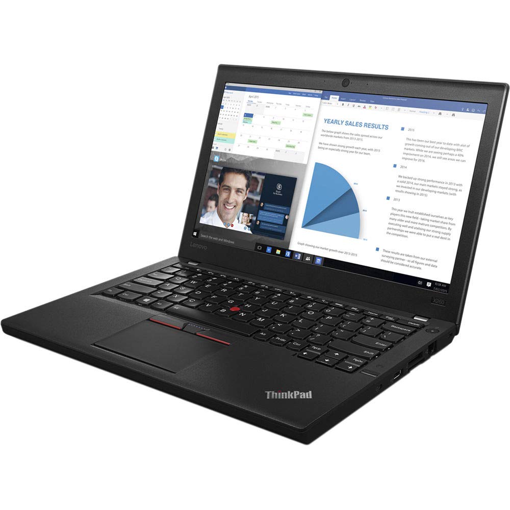 Lenovo ThinkPad X260 Business Laptop,12.5" IPS Anti-Glare FHD, Intel Core i7-6600U, 256GB SSD, Windows 10 Pro